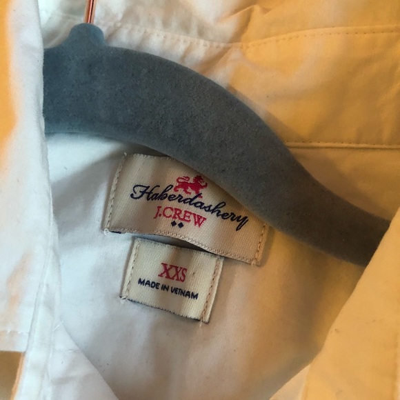 J crew white button down suiting shirt xxs - Picture 3 of 4